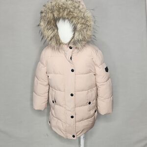 Sam Edelman Girls' Blush Expedition Parka Jacket